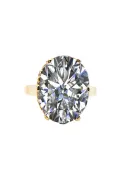Ring Vintage Zircon 14K Yellow gold vrc130y